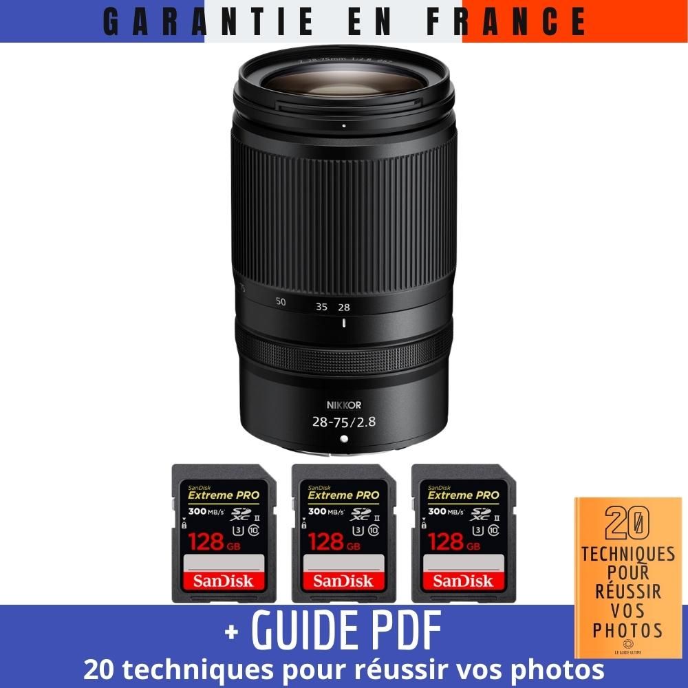 Nikon Z 28 75mm F2.8 + 3 SanDisk Extreme PRO UHS II SDXC 300 MB/ + Guide PDF '20 TECHNIQUES POUR RÉUSSIR VOS PHOTOS - vue 3