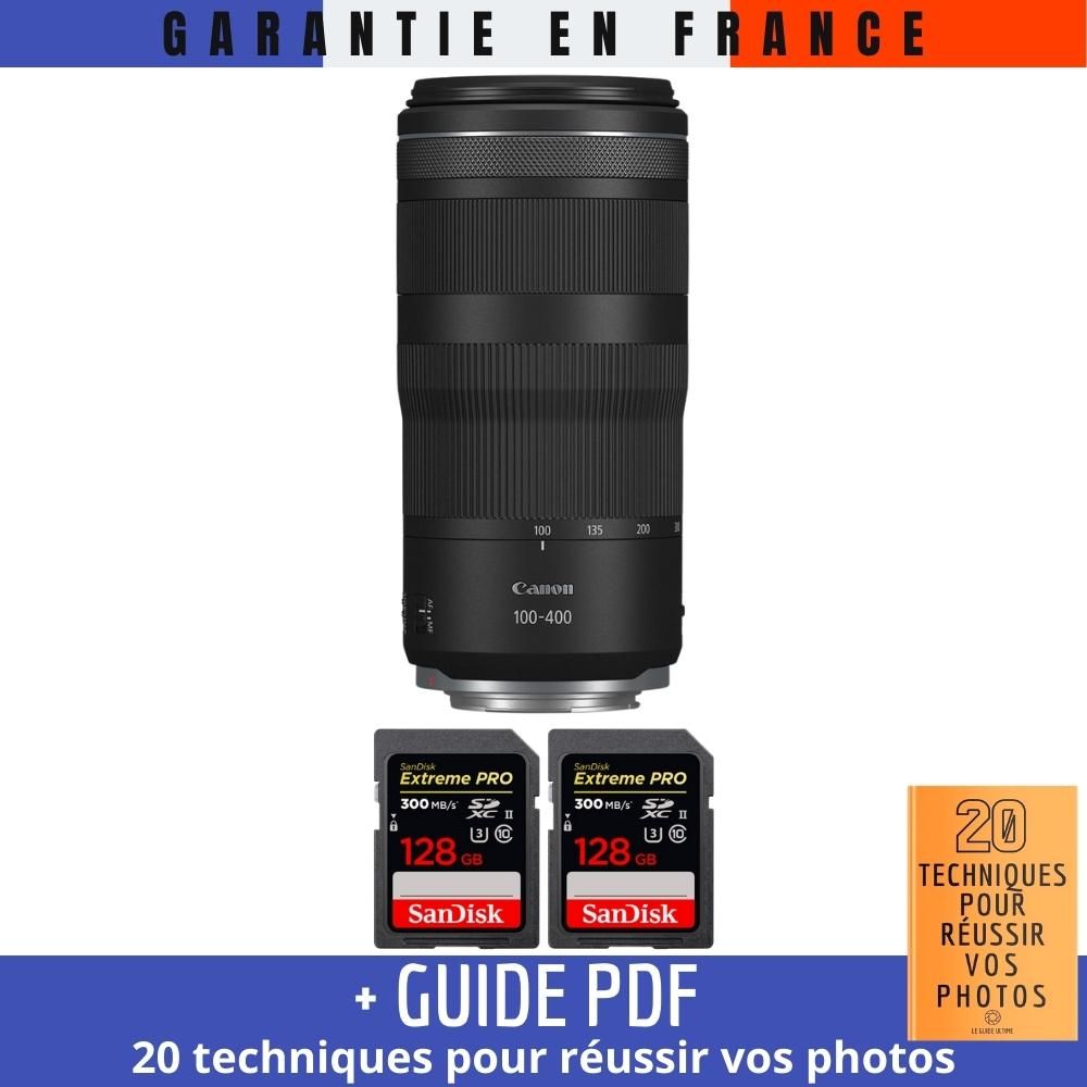 Canon RF 100 400mm f5.6 8 IS USM + 2 SanDisk Extreme PRO UHS II SDXC 300 MB/ + Guide PDF '20 TECHNIQUES POUR RÉUSSIR VOS PHOTOS - vue 2