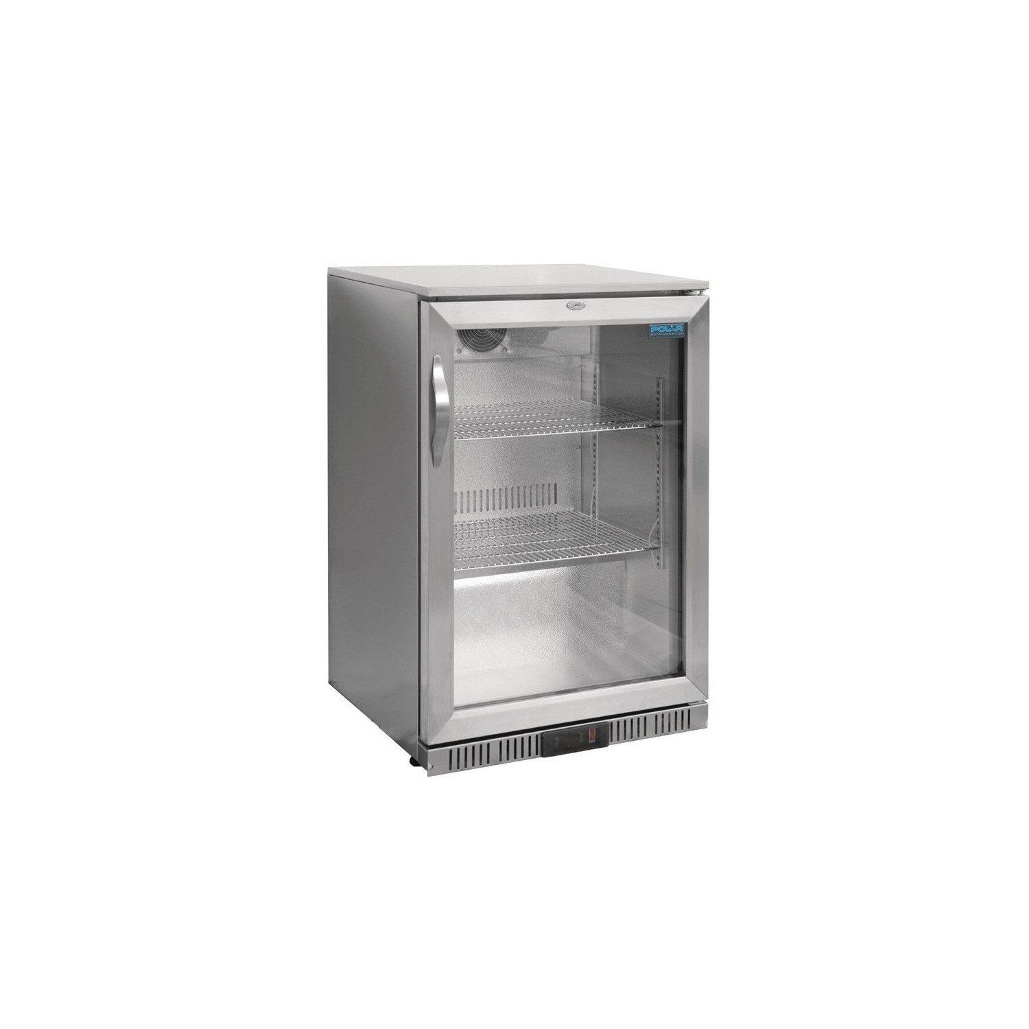 Arrière bar 1 porte battante vitrée 138 Litres 220 V MONO