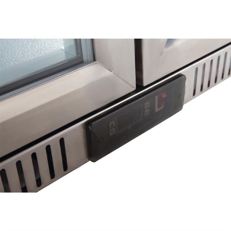 Arrière bar 2 portes battantes vitrées 208 Litres 220 V MONO