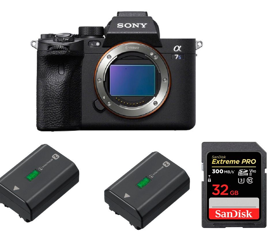 Sony Alpha a7S III Nu + SanDisk Extreme PRO UHS II SDXC 300 MB / + 2 Sony NP FZ100 - vue 3