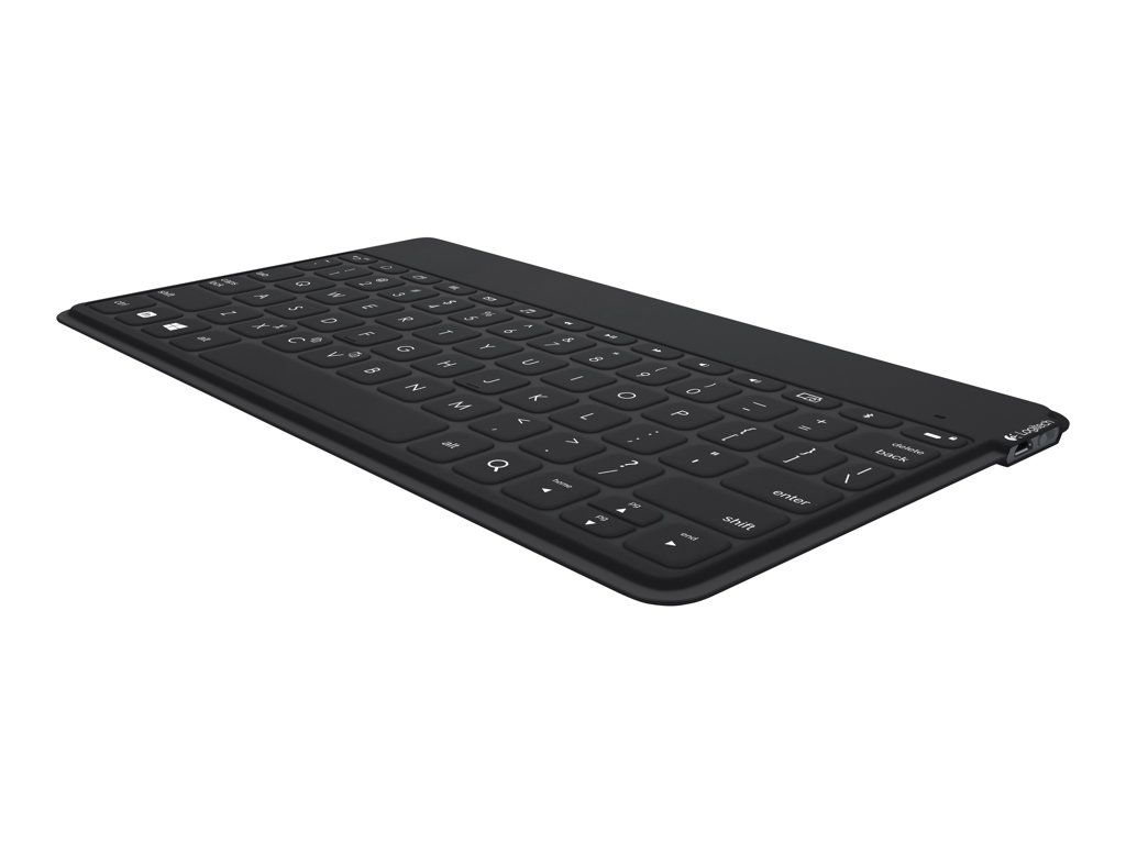 Logitech Keys-To-Go - Clavier - sans fil - Bluetooth - Français - étanche - noir