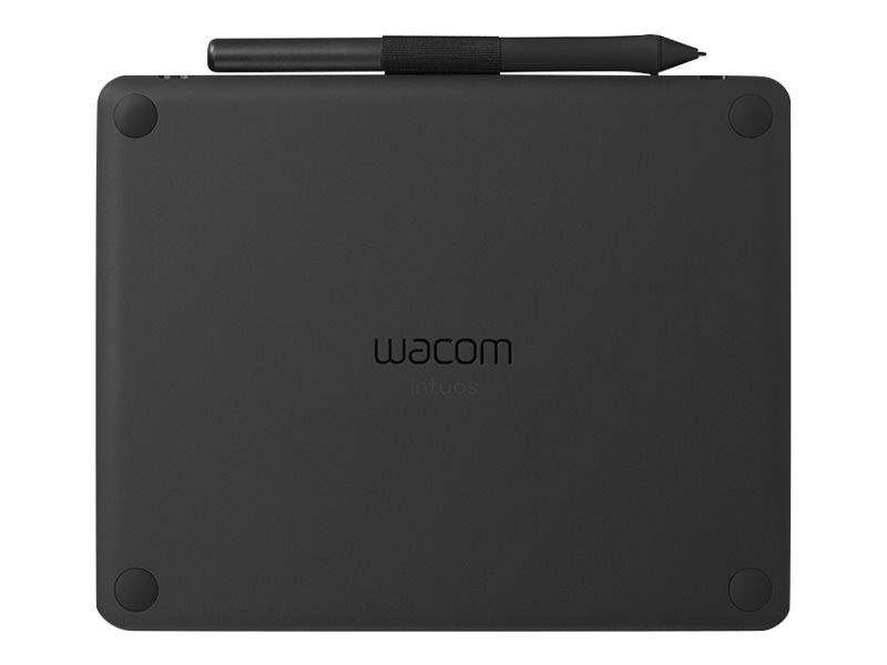 Stylet créatif Wacom Intuos Petite - Numériseur - 15.2 x 9.5 cm - électromagnétique - 4 boutons - sans fil, filaire - USB, Bluetooth - noir