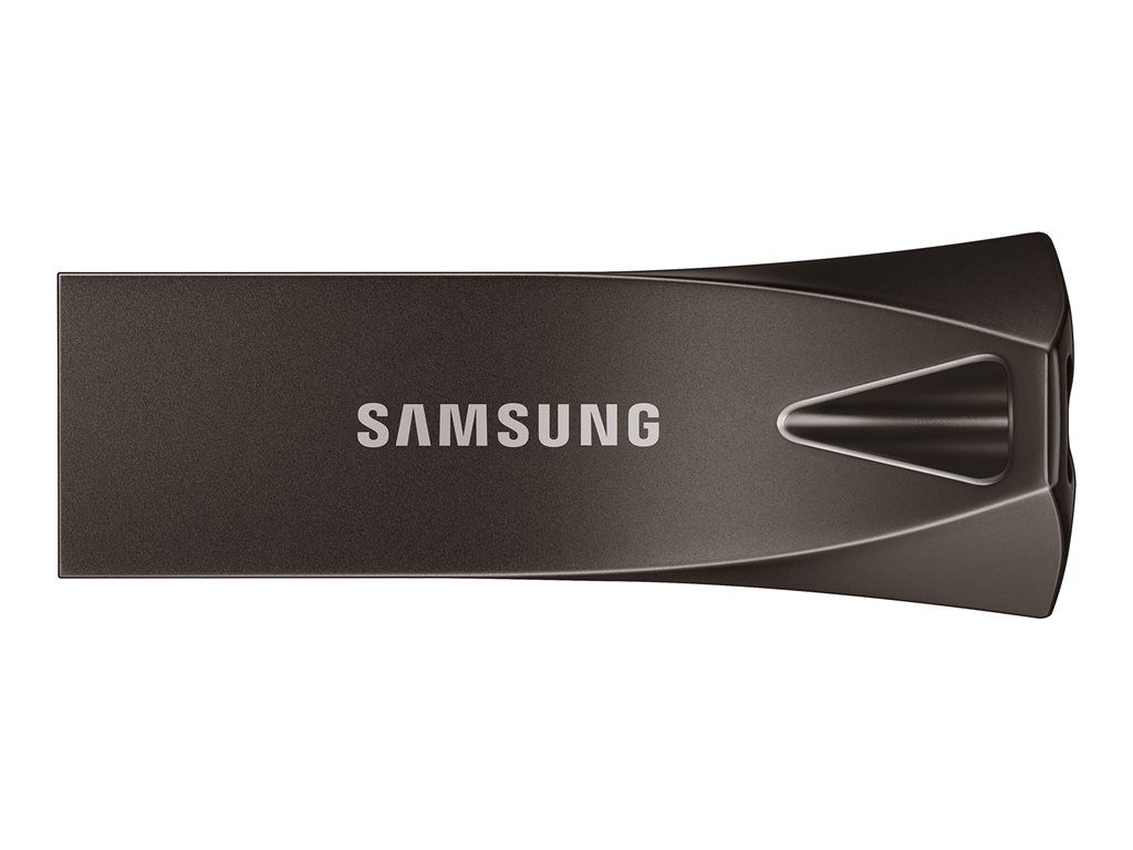 Samsung BAR Plus MUF-64BE4 - Clé USB - 64 Go - USB 3.1 Gen 1 - gris titan
