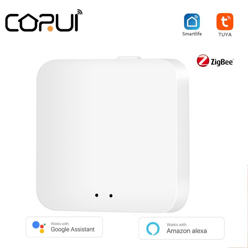 CORbiomuya Zigbee-Boîte à air intelligente,capteur de CO2,détecteur de gaz COV,moniteur de qualité de l'air,vie,température,capteur d'humidité,alarme - Type Zigbee Gateway