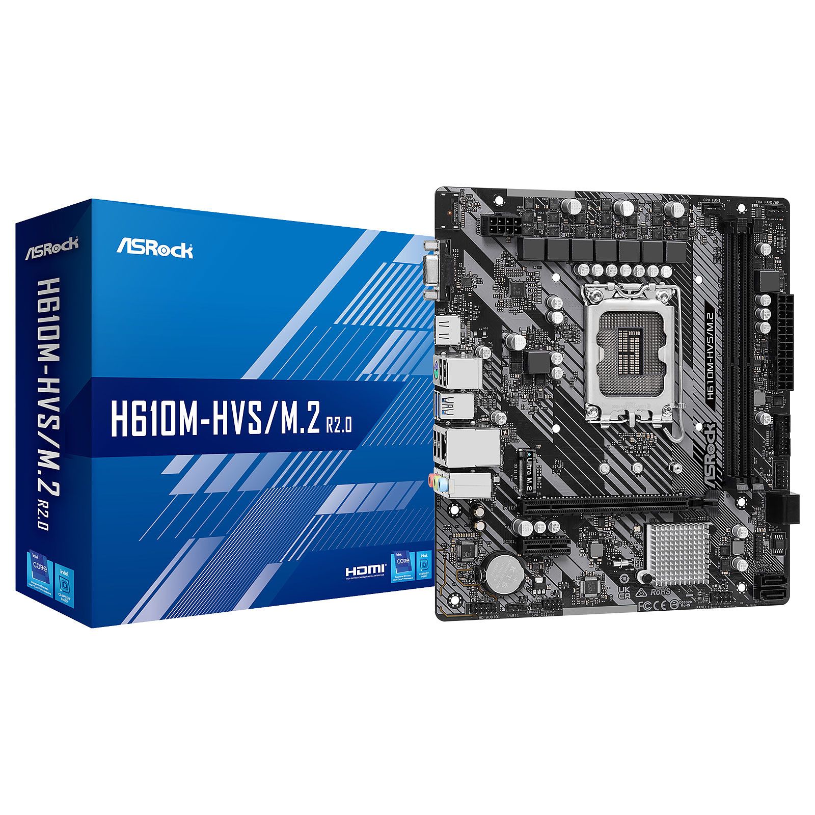 ASRock H610M HVS/ .2 R2.0 - vue 5