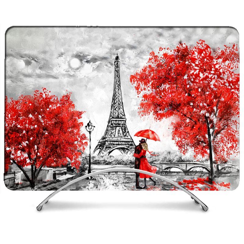 Coque Intégrale Pour Coque MacBook Pro M2 13.3 Voyage France Paris Rouge