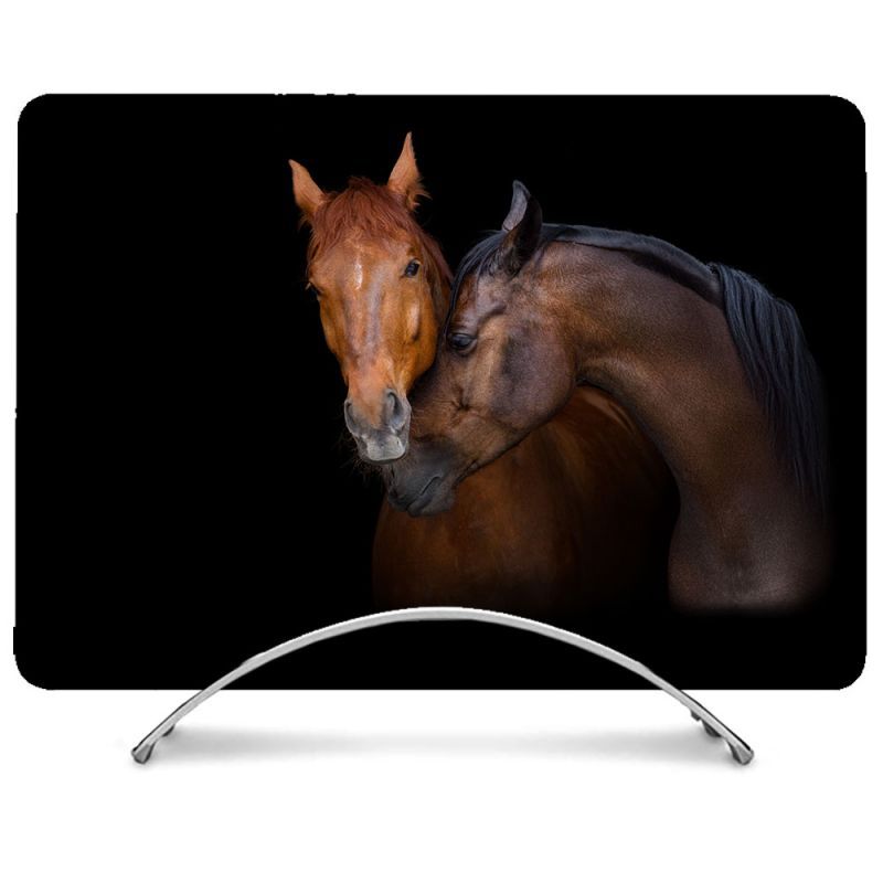 Coque Intégrale Pour MacBook Pro Touch Bar 13.3 Animal Cheval Marron