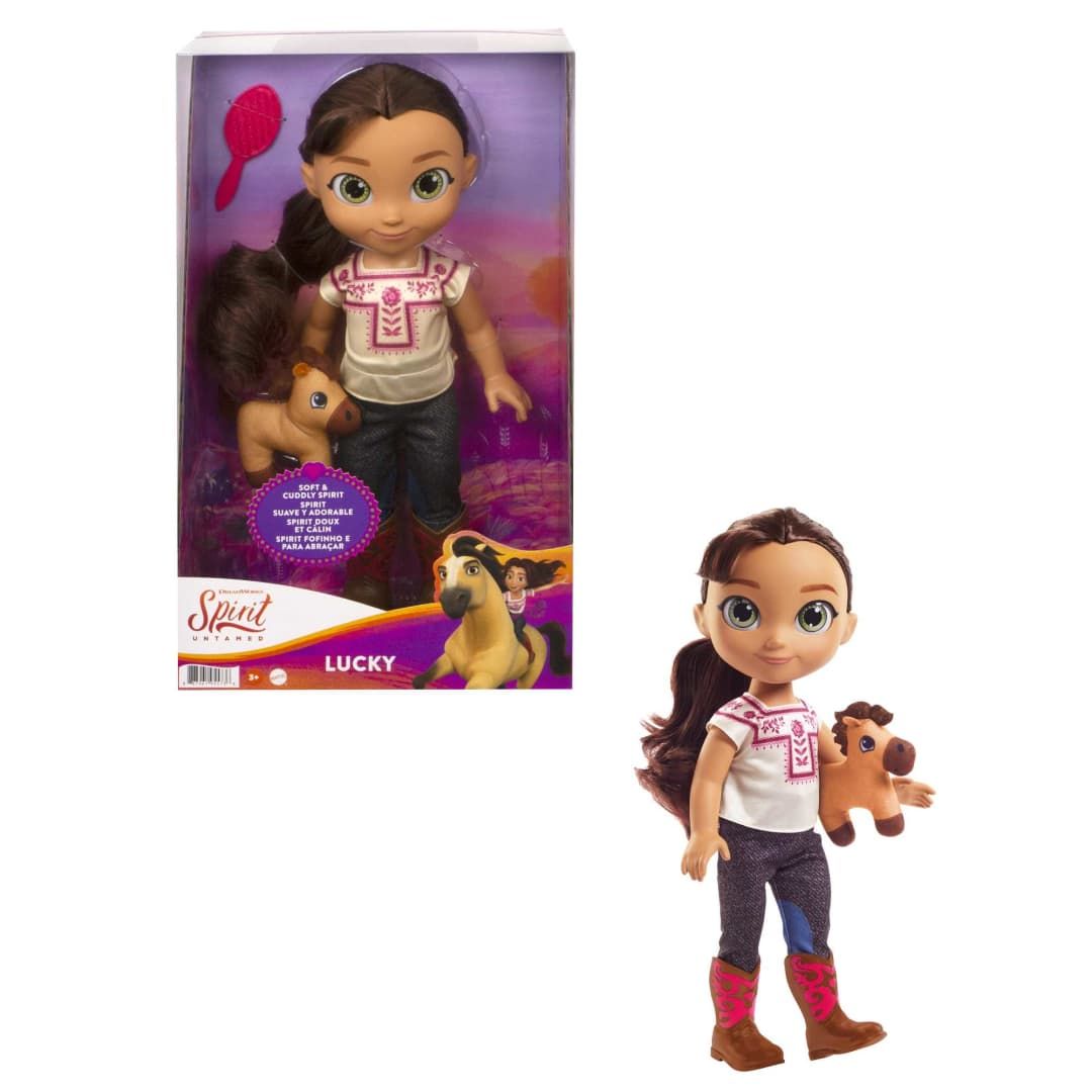 Spirit : 'indomptable Grande Poupée Lucky Et Sa Peluche Spirit