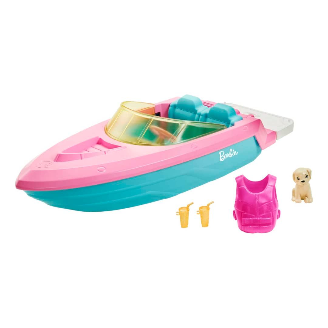 Barbie Hors Bord De Barbie 3 Poupées Avec Chiot Et Accessoires