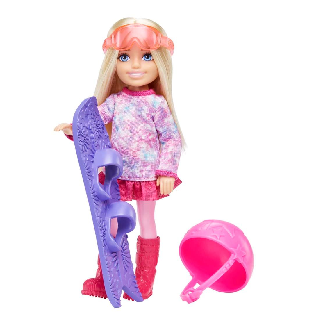Barbie Coffret Poupée Chelsea Snowboardeuse