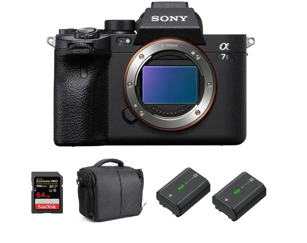 Sony Alpha a7S III Nu + SanDisk Extreme PRO UHS II SDXC 300 MB / + 2 Sony NP FZ100 + Bag - vue 3