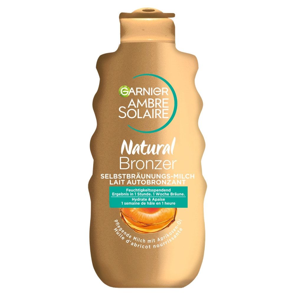Ambre Solaire Natural Bronzer Lait Autobronzant Garnier Lait Autobronzant Hydratant & Apaisant Pour Un Teint Naturel Halé Et Lumineux