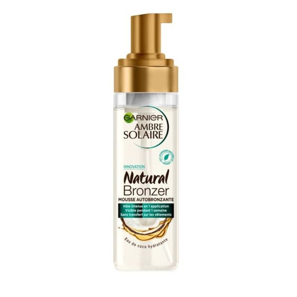 Autobronzant Mousse Corps Visage Hâle Naturel Hydratant Eau De Coco Natural Bronzer Ambre Solaire Le Spray De 200ml - vue 2
