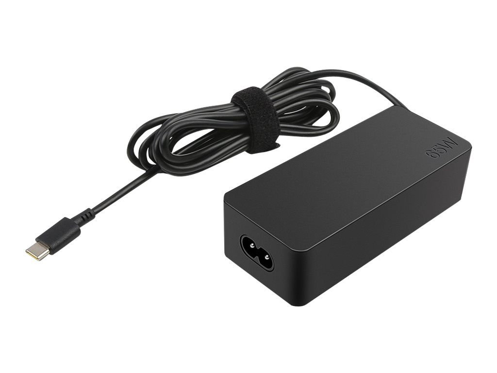 Lenovo 65W Standard AC Adapter (USB Type-C) - Adaptateur secteur - CA 100-240 V - 65 Watt - Chili, Italie