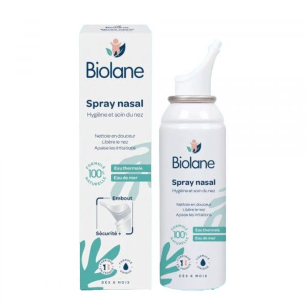 Spray Nasal Bébé A 'eau Thermale Et Eau De Mer Biolane Le Spray De 100ml - vue 2