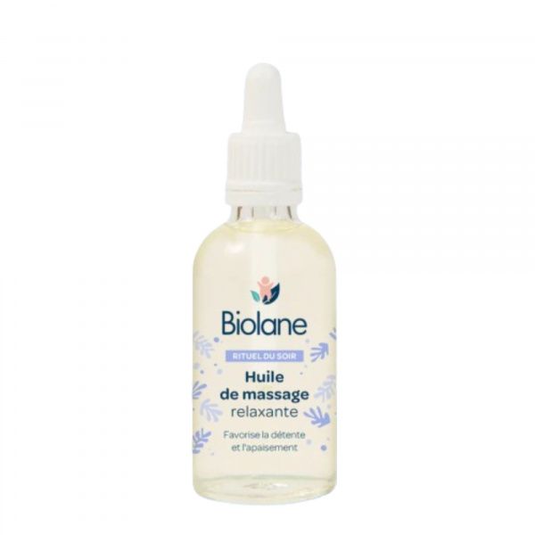 BIOLANE Huile de massage Bébé Détente Parfum relaxant et apaisant 99% d'ingrèdients naturels 50ml Fabriqué en France 50.00 ml Lot de 1 - vue 7