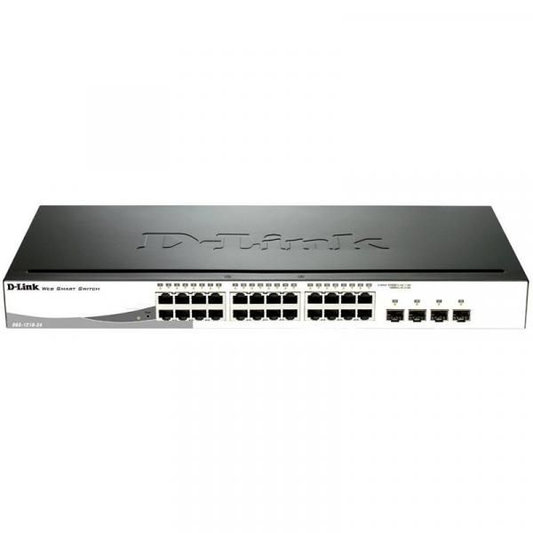 D Link DGS 1210 24 Géré L2 Gigabit Ethernet 101001000 1U Neuf - vue 2