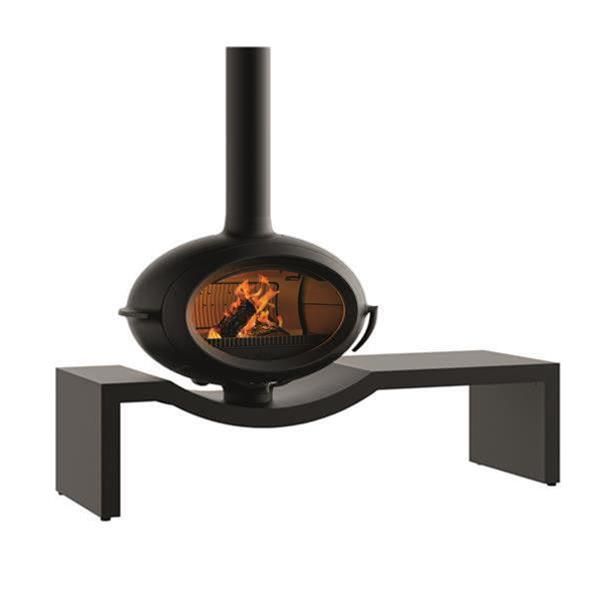 INVICTA Poêle à bois vintage brio sur banc 7 kW P648124 - vue 2