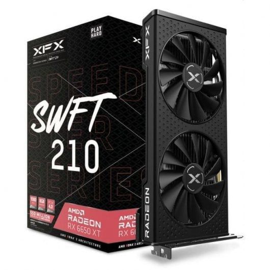 XFX RX 665X8DFDY carte graphique AMD Radeon RX 6650 XT 8 Go GDDR6 Neuf - vue 4