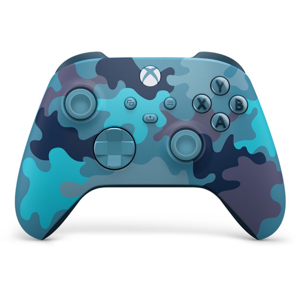 Manette Xbox Wireless Controller Sans Fil Bleu - Édition Limitée Mineral Camo