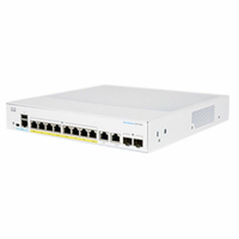 Cisco CBS350 8P 2G EU commutateur réseau Géré L2L3 Gigabit Ethernet 101001000 Neuf