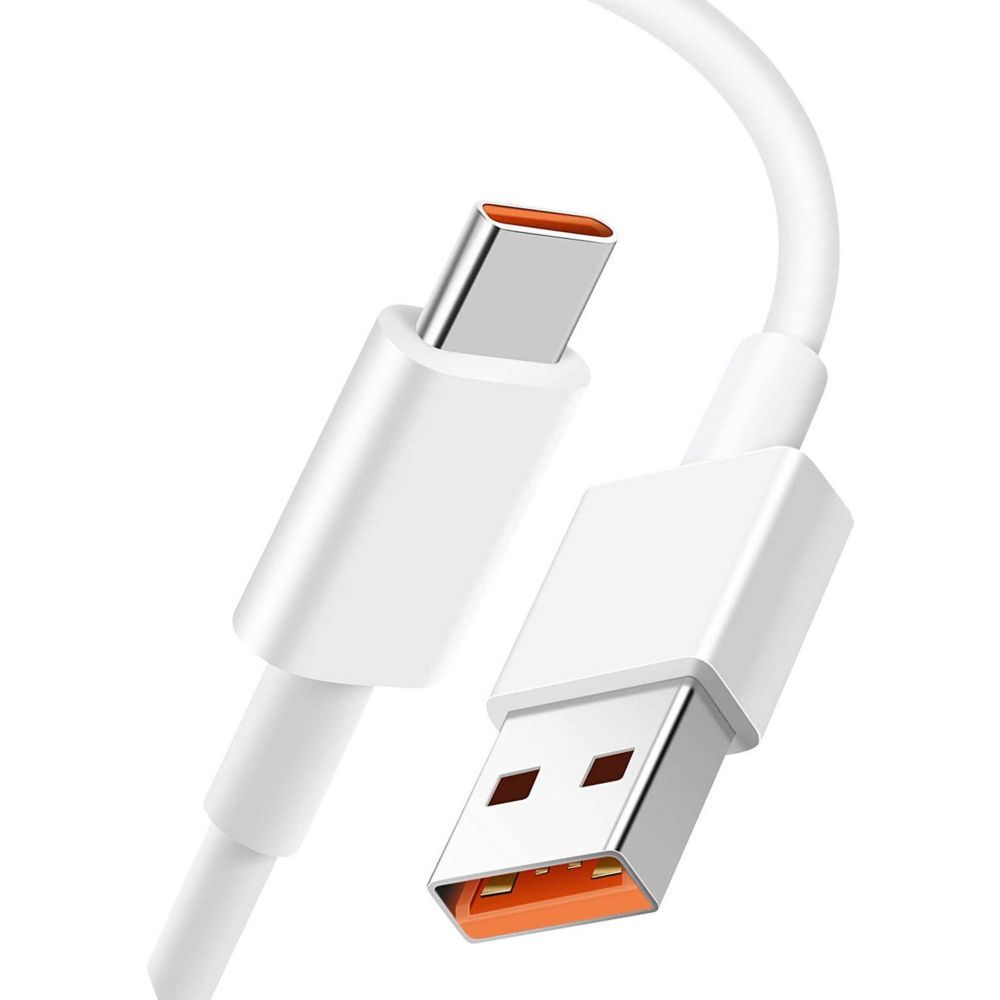 Câble USB XIAOMI USB vers USB-C Intensité 6A 1m Câble USB XIAOMI USB vers USB-C Intensité 6A 1m