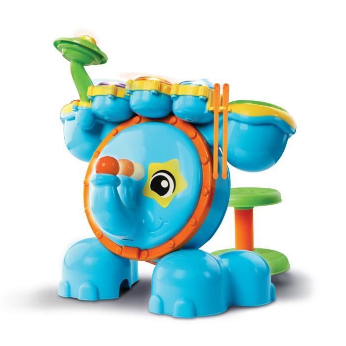 Vtech Baby Jungle Rock Batterie Eléphant Jouet Musical Enfant Emballage Recyclable