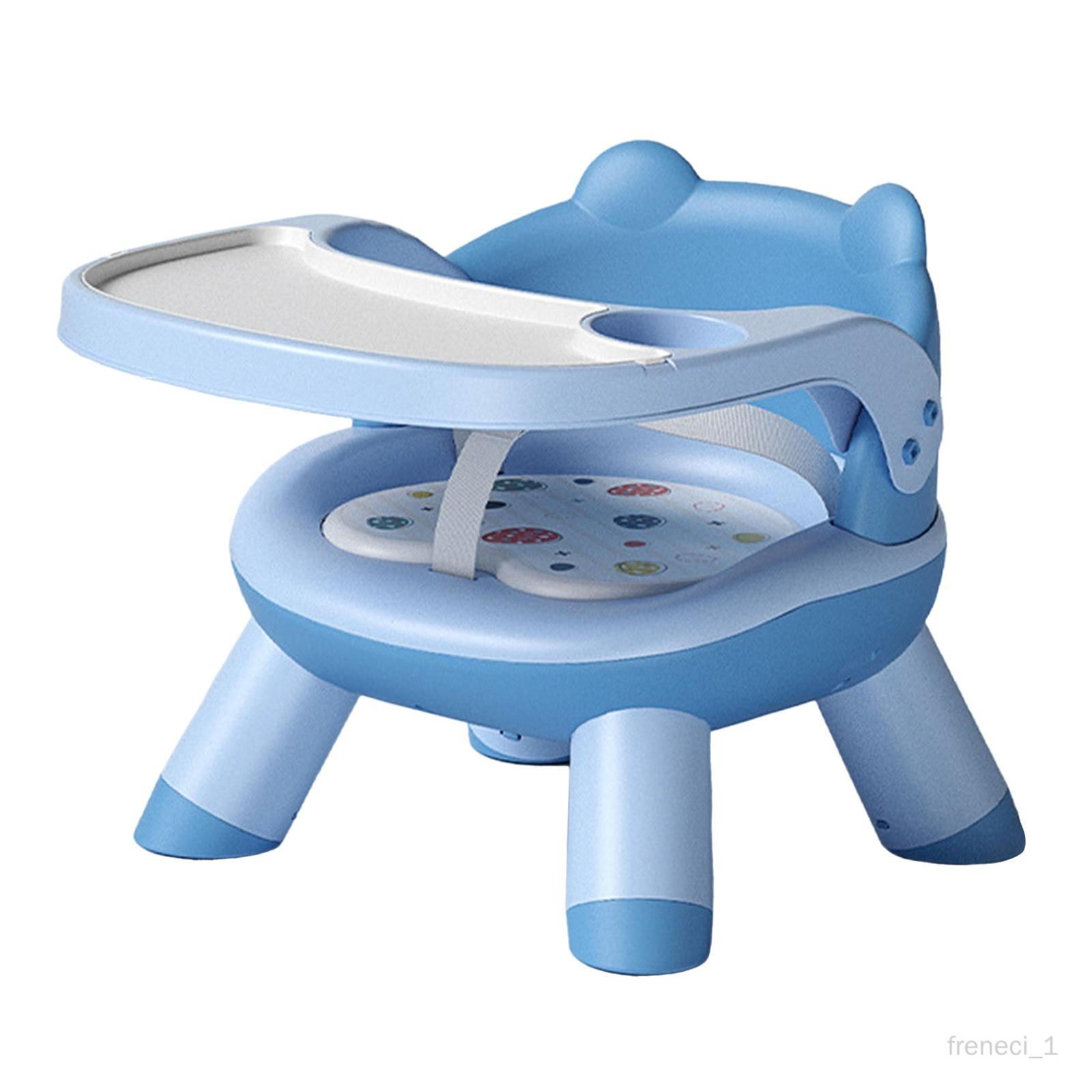  - Chaise De Salle À Manger Familiale Pour Bébé Avec Plateau Amovible Adaptée Enfants De 0 À 12 Ans, Siège Souple En Pvc, Siège De Salle À Manger Et , Bleu Type2 Bleu