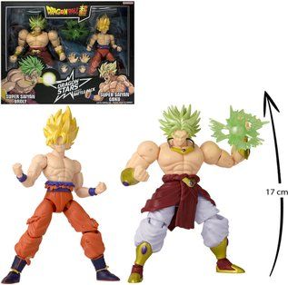 Coffret Battle Pack Super Saiyan Goku & Broly - 17 Cm