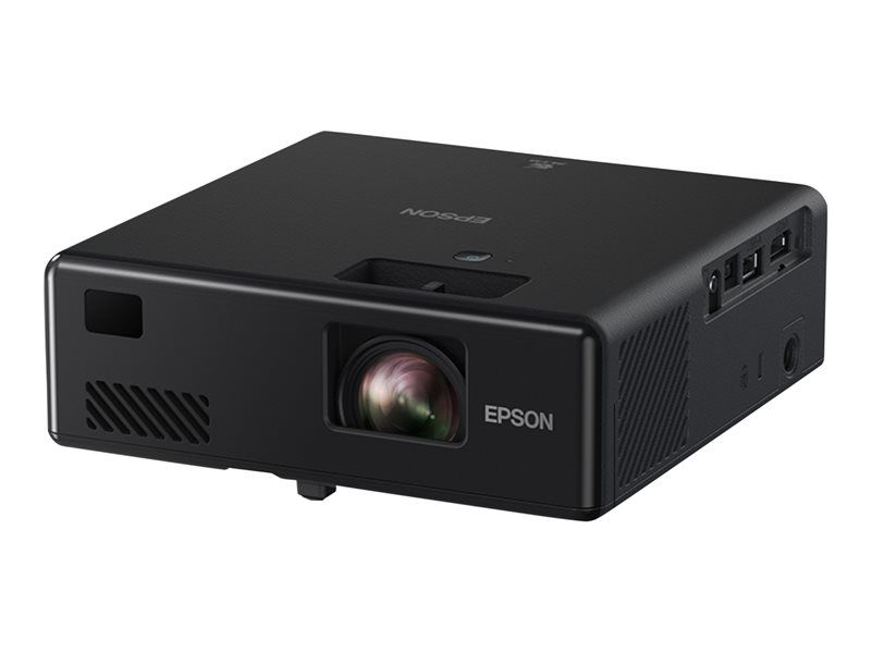 Epson EF-11 - Projecteur 3LCD - portable - 1000 lumens (blanc) - 1000 lumens (couleur) - Full HD (1920 x 1080) - 16:9 - 1080p - Miracast - noir