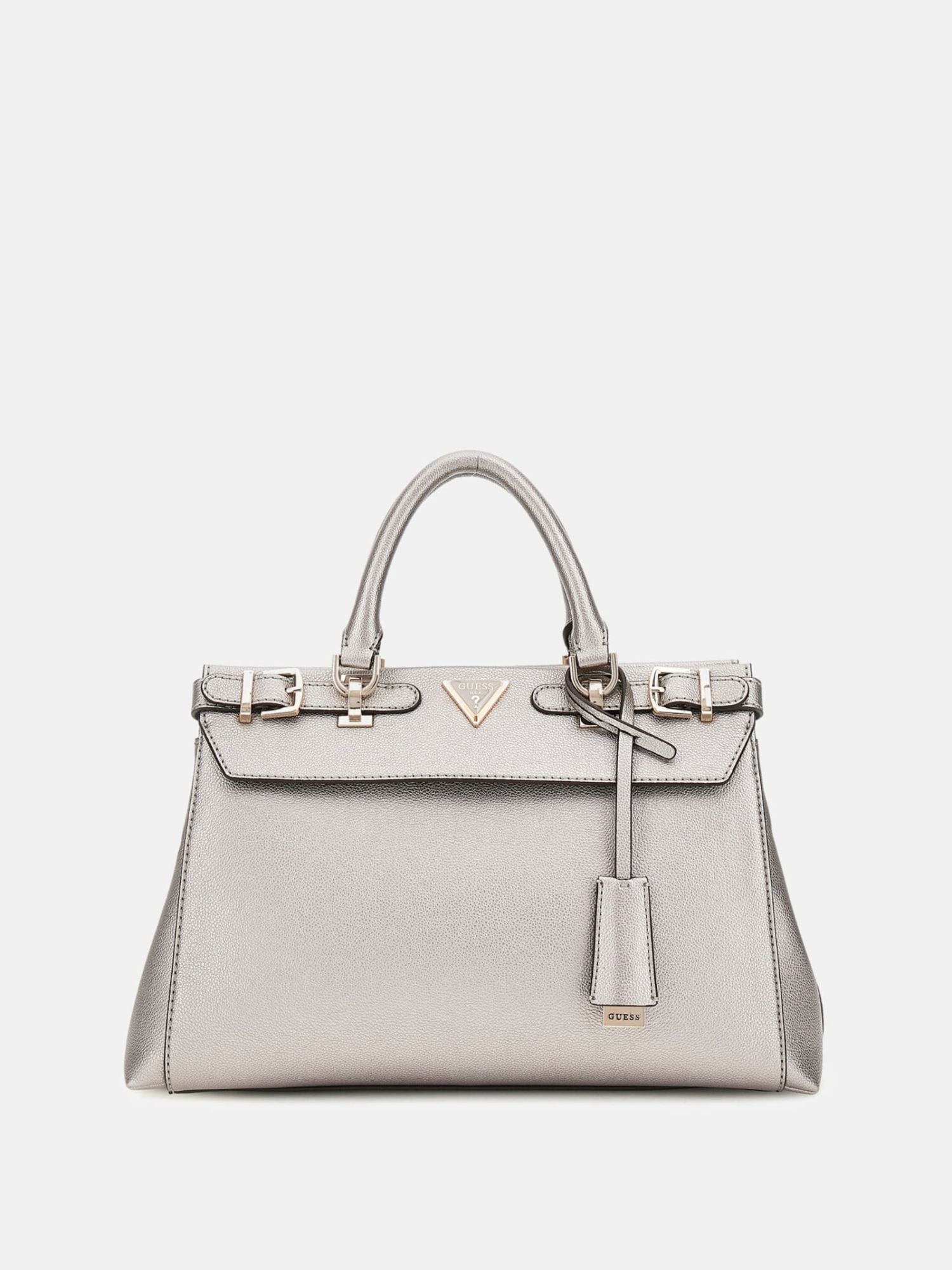 Sac Bandouliere Guess Sac Bandoulière Eco Ali Luxury Satch Pewter EBM951105 Unique - vue 5