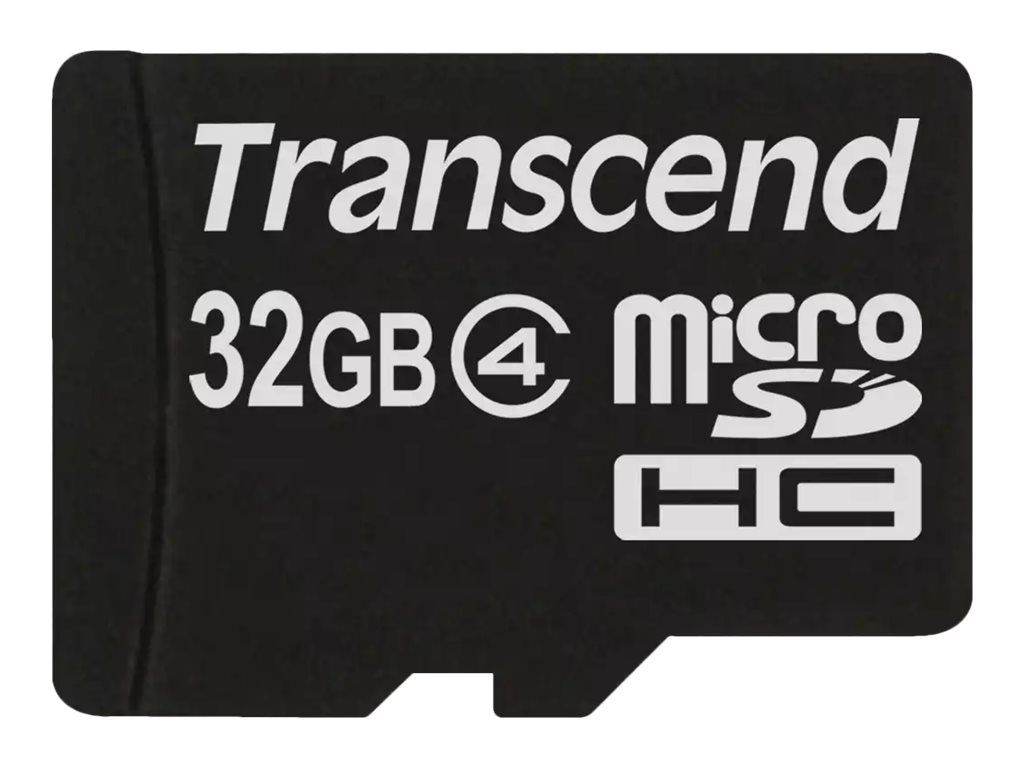 Transcend Carte mémoire flash Class 4 micro SDHC - vue 2