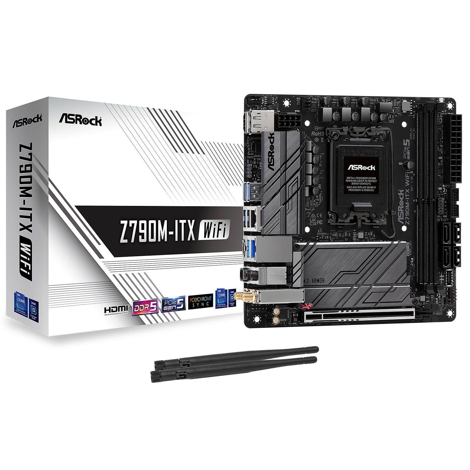 ASRock Z790M ITX WiFi - vue 4