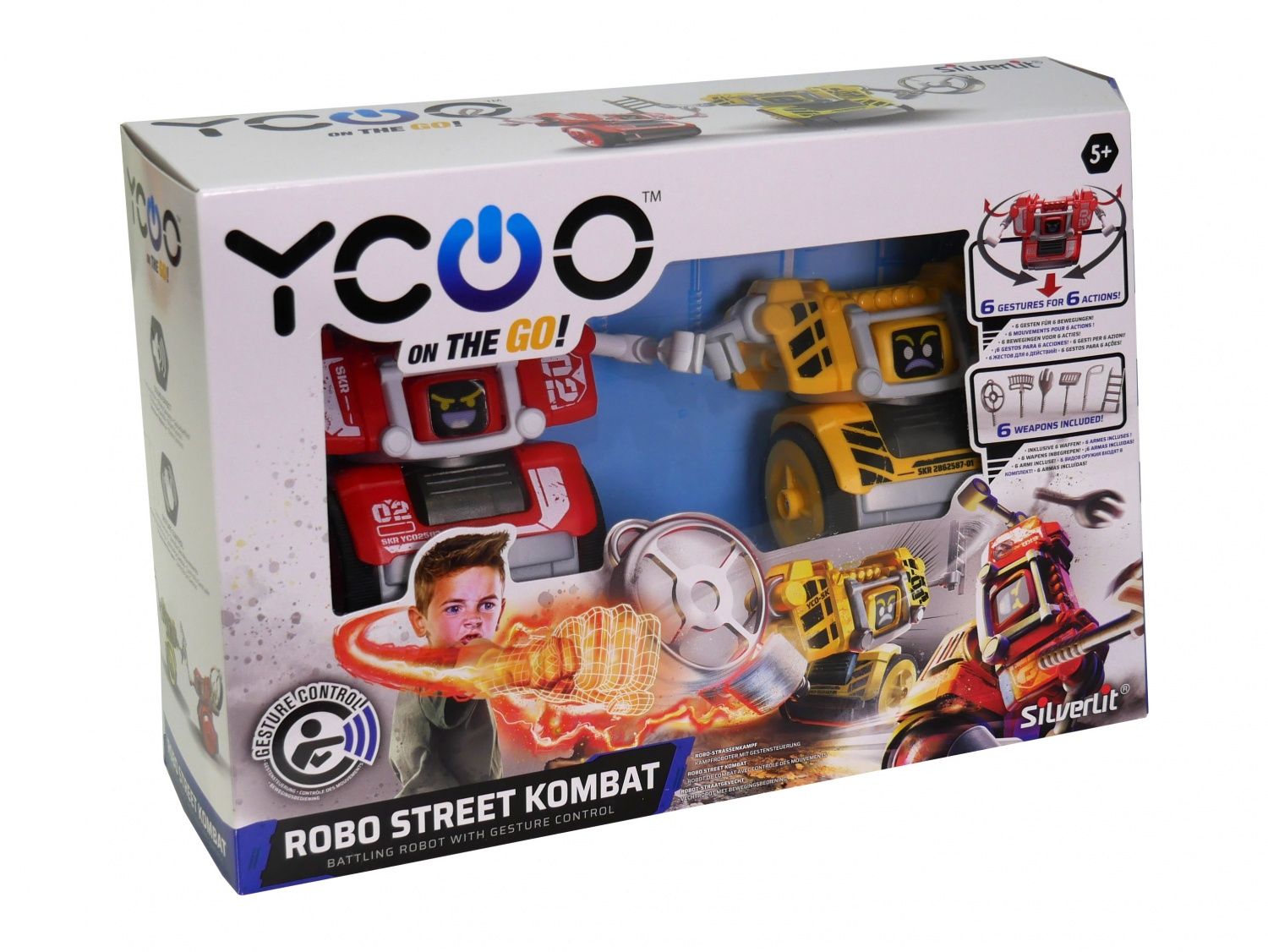 YCOO STREET KOMBAT Pack de 2 robots interactifs Effets Sonores et Lumineux 14 cm Neuf - vue 4