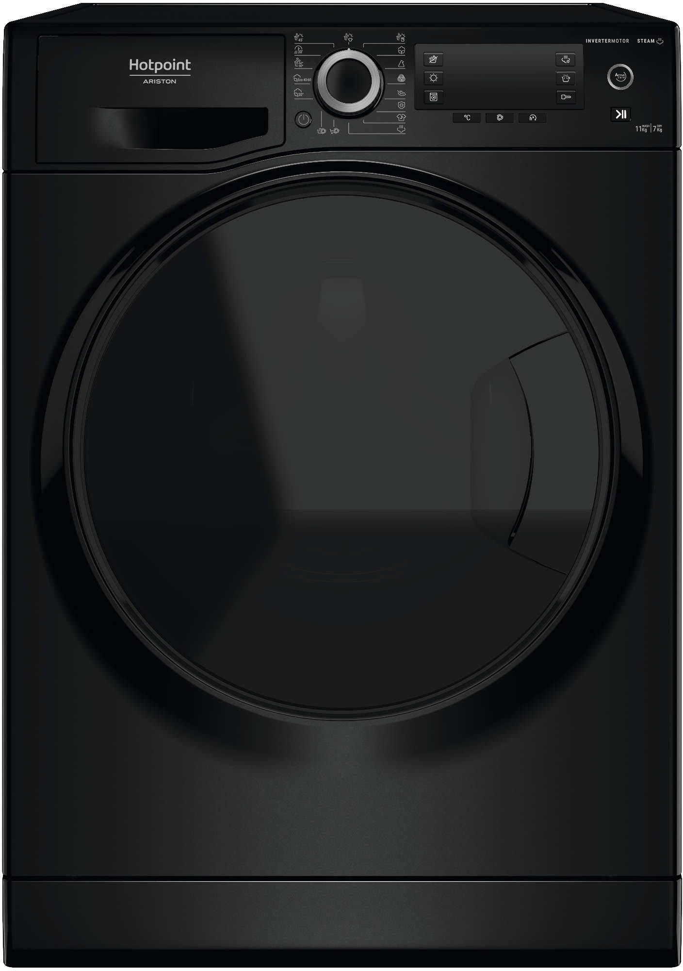 Lave linge séchant HOTPOINT NDD11725BDAEU 11 kg / 7 kg Induction 60 cm 1600 trsmin - vue 2