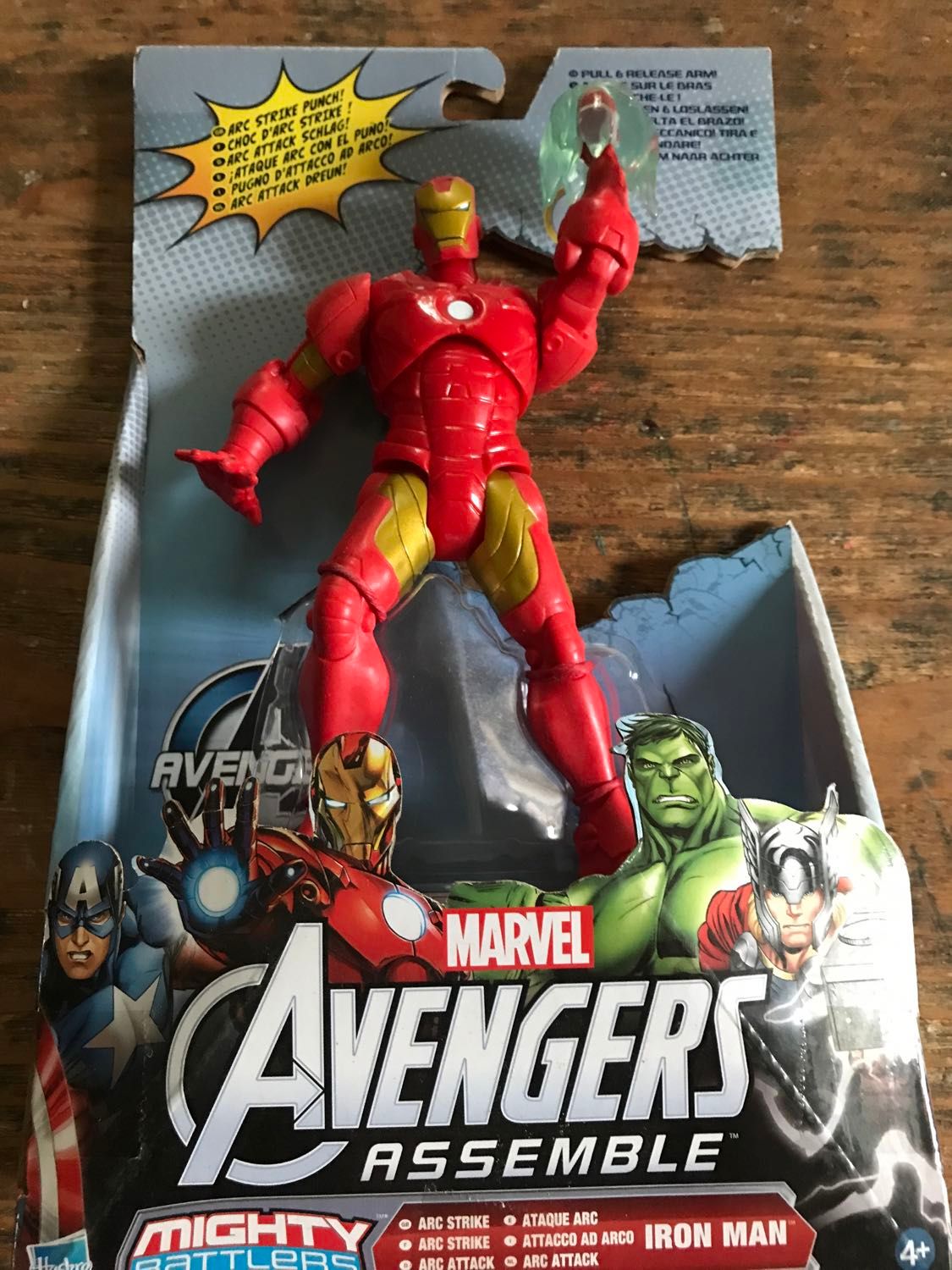 Avengers Figurine De Combat 15cm Assortiment Arc Strike Iron Man Gamma Slam Hulk Final Justice Captain America Ou Tornado Claw Wolverine