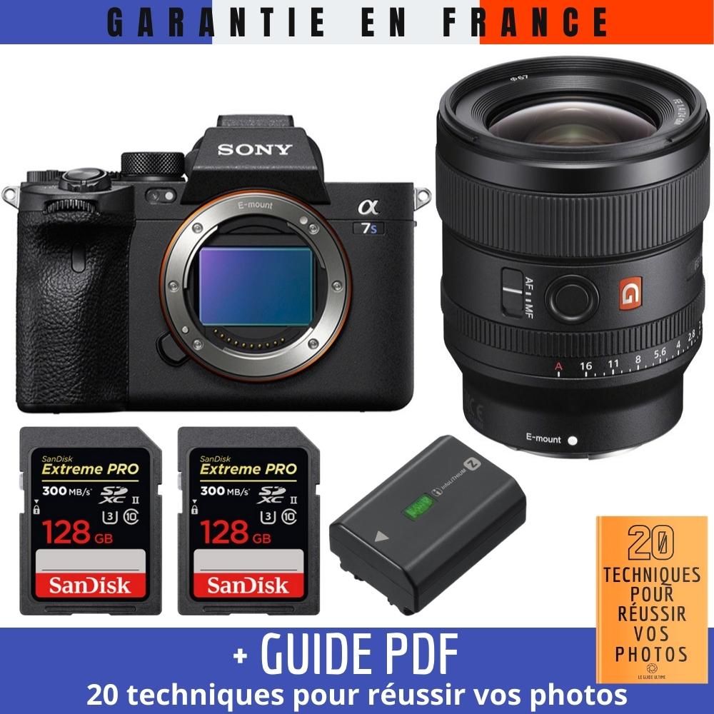 Sony A7S III + FE 24mm F1.4 GM + 2 SanDisk Extreme PRO UHS II SDXC 300 MB/ + 1 Sony NP FZ100 + Guide PDF 20 TECHNIQUES POUR RÉUSSIR VOS PHOTOS