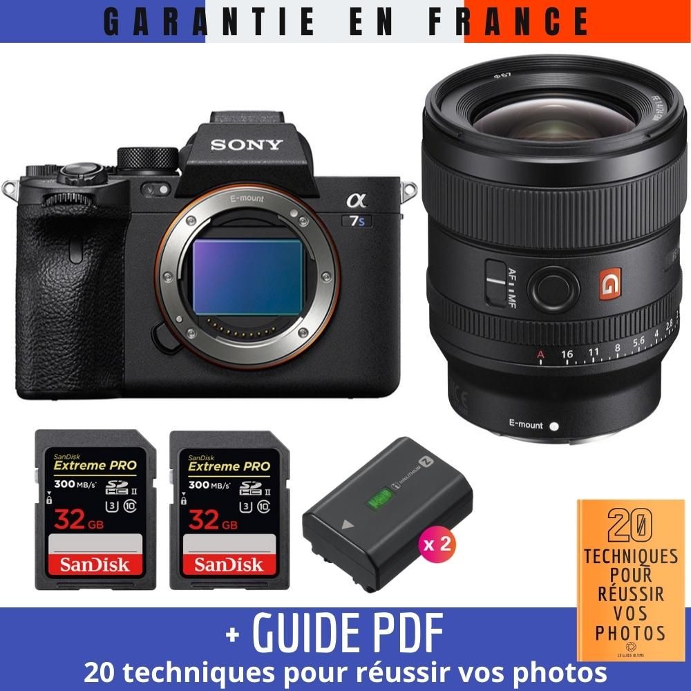 Sony A7S III + FE 24mm F1.4 GM + 2 SanDisk Extreme PRO UHS II SDXC 300 MB/ + 2 Sony NP FZ100 + Guide PDF 20 TECHNIQUES POUR RÉUSSIR VOS PHOTOS
