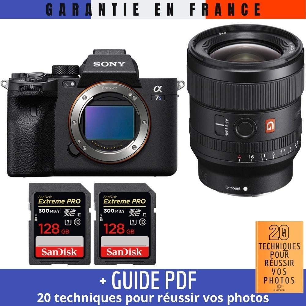 Sony A7S III + FE 24mm F1.4 GM + 2 SanDisk Extreme PRO UHS II SDXC 300 MB/ + Guide PDF 20 TECHNIQUES POUR RÉUSSIR VOS PHOTOS