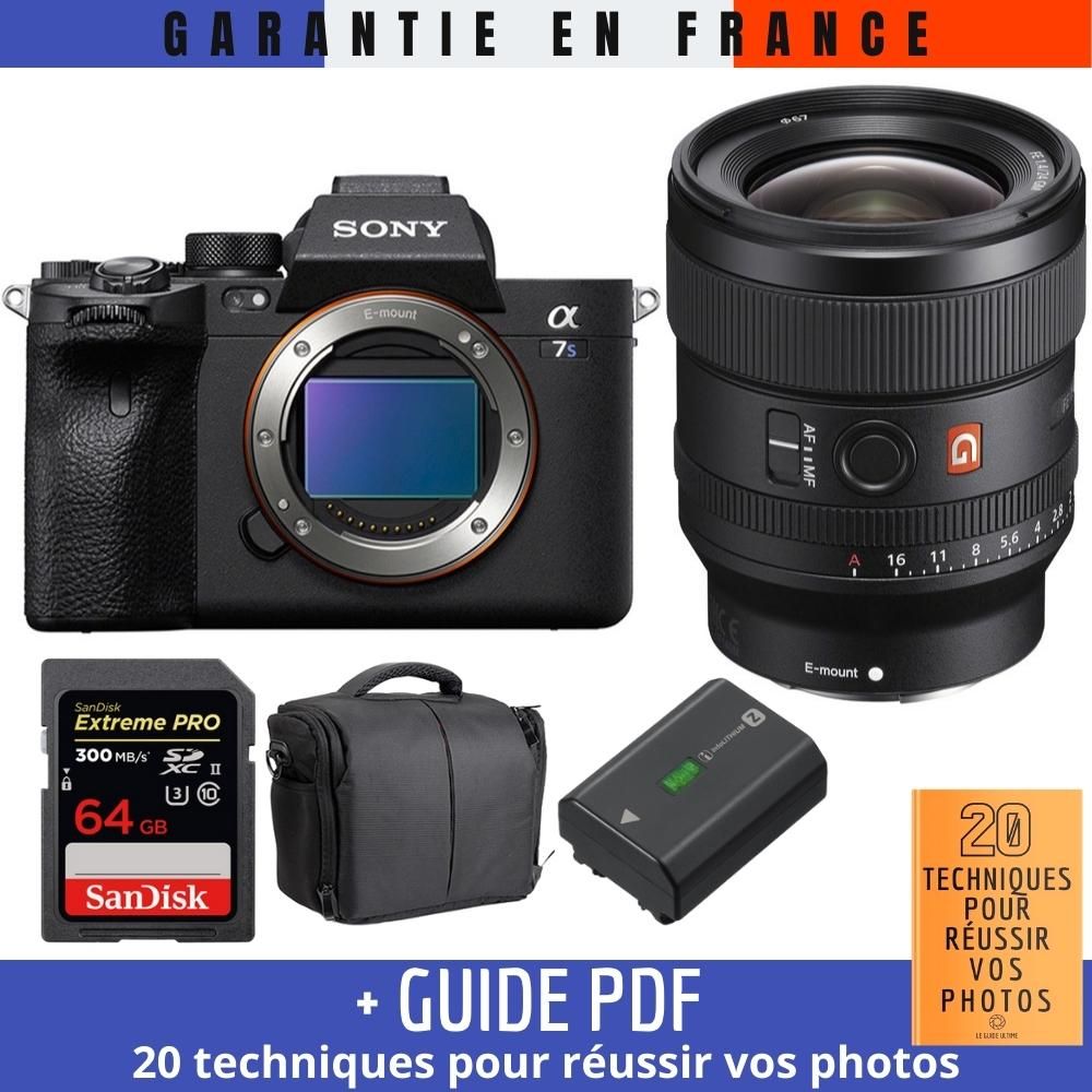 Sony A7S III + FE 24mm F1.4 GM + SanDisk Extreme PRO UHS II SDXC 300 MB/ + NP FZ100 + Sac + Guide PDF 20 TECHNIQUES POUR RÉUSSIR VOS PHOTOS