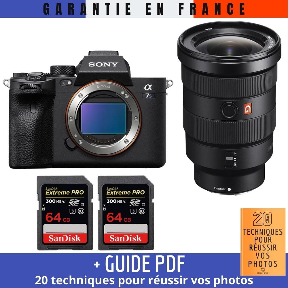 Sony A7S III + FE 16 35mm F2.8 GM + 2 SanDisk Extreme PRO UHS II SDXC 300 MB/ + Guide PDF 20 TECHNIQUES POUR RÉUSSIR VOS PHOTOS - vue 2