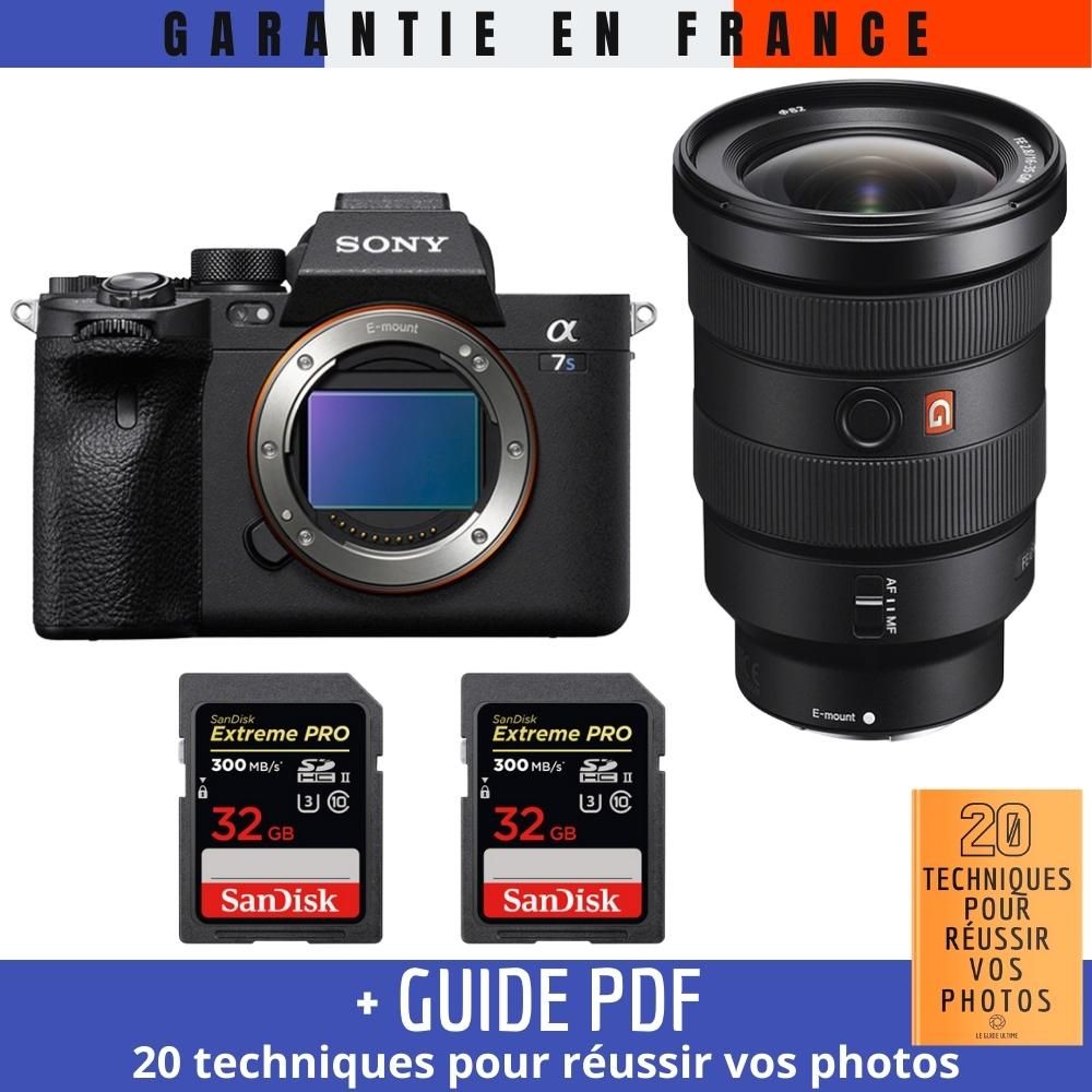 Sony A7S III + FE 16 35mm F2.8 GM + 2 SanDisk Extreme PRO UHS II SDXC 300 MB/ + Guide PDF 20 TECHNIQUES POUR RÉUSSIR VOS PHOTOS