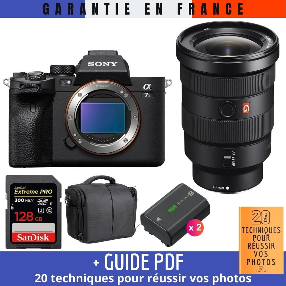 Sony A7S III + FE 16 35mm F2.8 GM + SanDisk Extreme PRO UHS II 300 MB/ + 2 NP FZ100 + Sac + Guide PDF 20 TECHNIQUES POUR RÉUSSIR VOS PHOTOS - vue 2