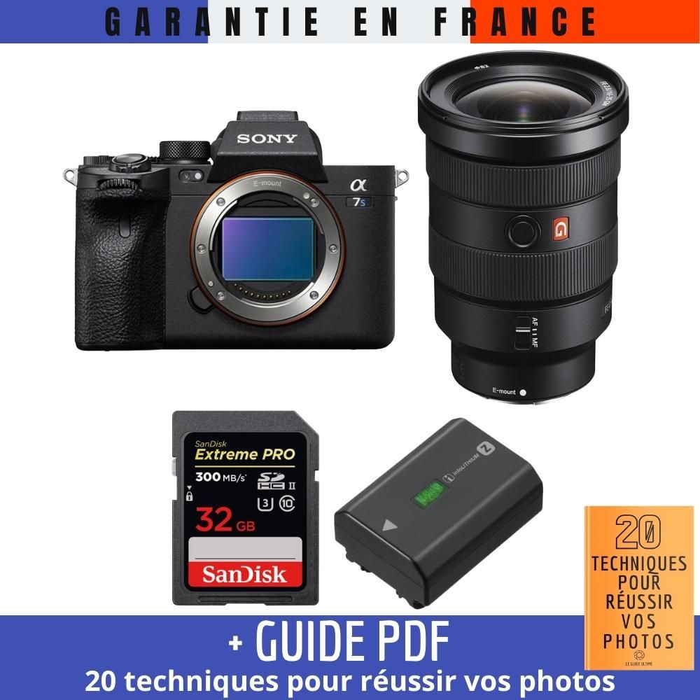 Sony A7S III + FE 16 35mm F2.8 GM + SanDisk Extreme PRO UHS II SDXC 300 MB/ + Sony NP FZ100 + Guide PDF 20 TECHNIQUES POUR RÉUSSIR VOS PHOTOS