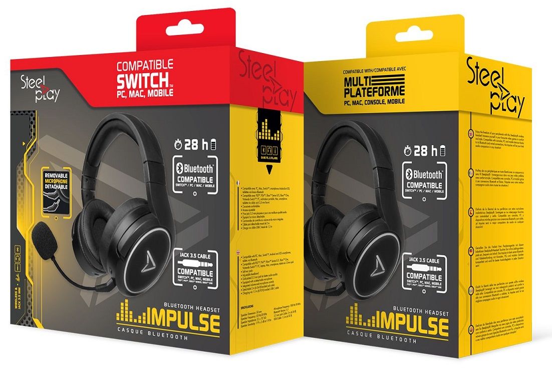 Steelplay - Casque Bluetooth - Impulse (Multi)