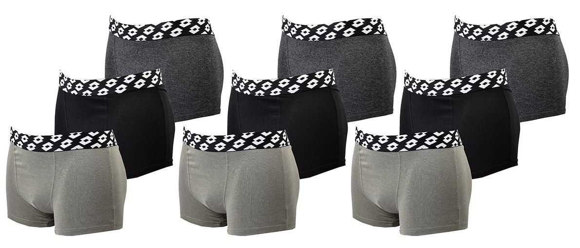 boxer homme lotto pack de 9 boxers 0960
