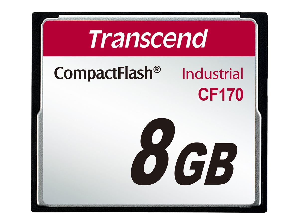Transcend Industrial Carte mémoire flash 8 Go CompactFlash