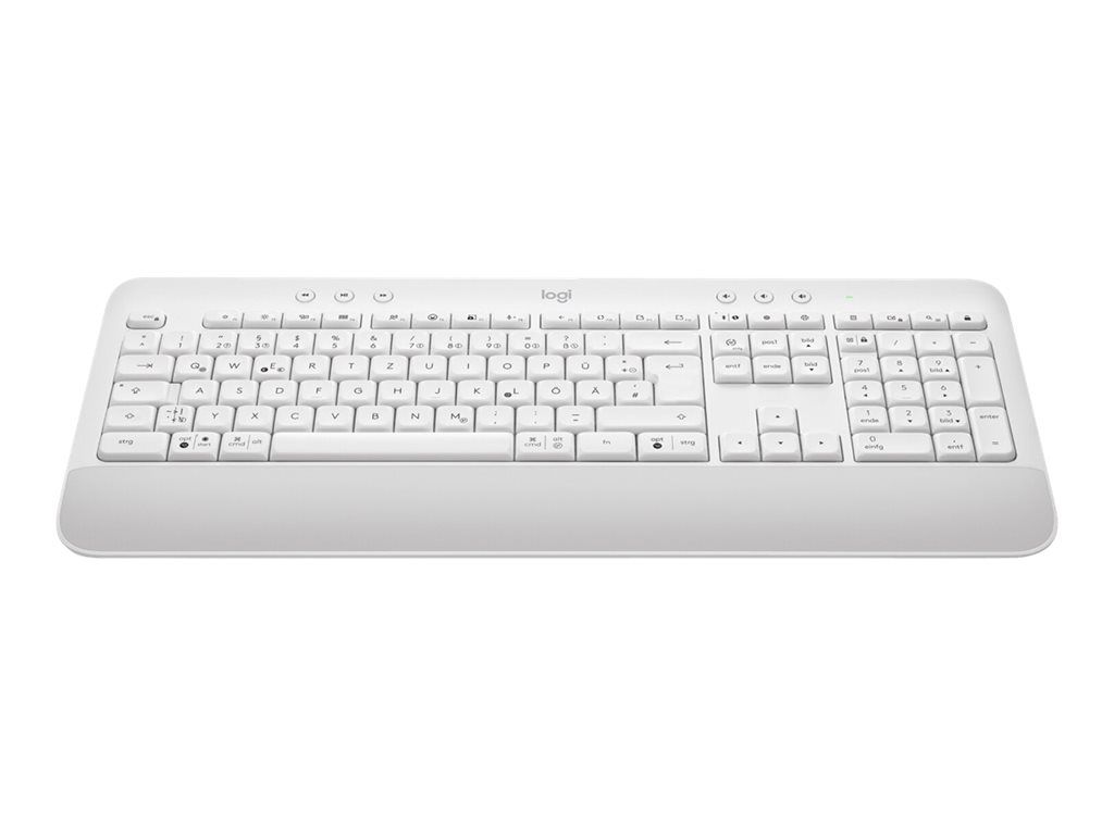 Logitech Signature K650 - Clavier - sans fil - Bluetooth 5.1 - QWERTZ - Allemand - blanc cassé