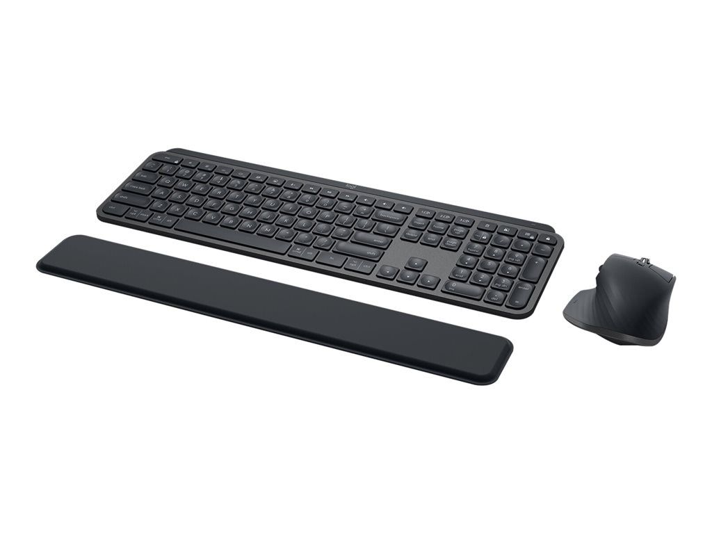 Logitech MX Keys Combo for Business Ensemble clavier et rétroéclairé sans fil Bluetooth LE QWERTY R. U.